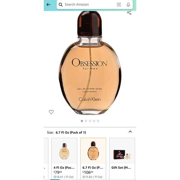 Calvin Klein Obsession for Men! 6.7 FL OZ! Cologne. New in Box. Retail $106! - Picture 4 of 5